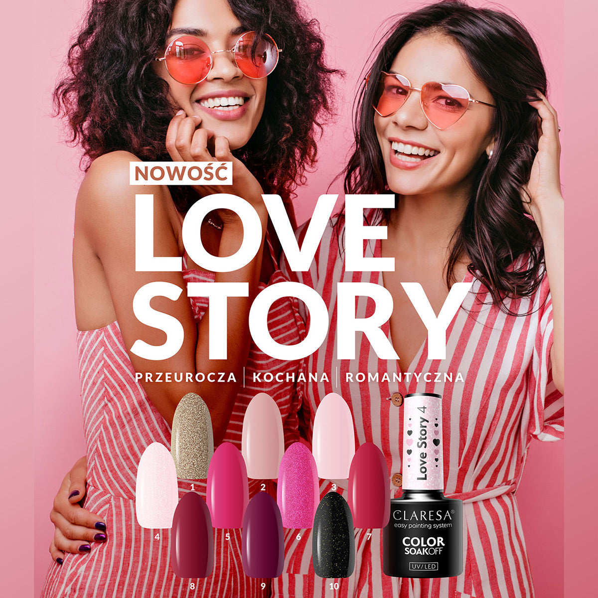 CLARESA LOVE STORY Hybrid Nail Polish 2 - 5g