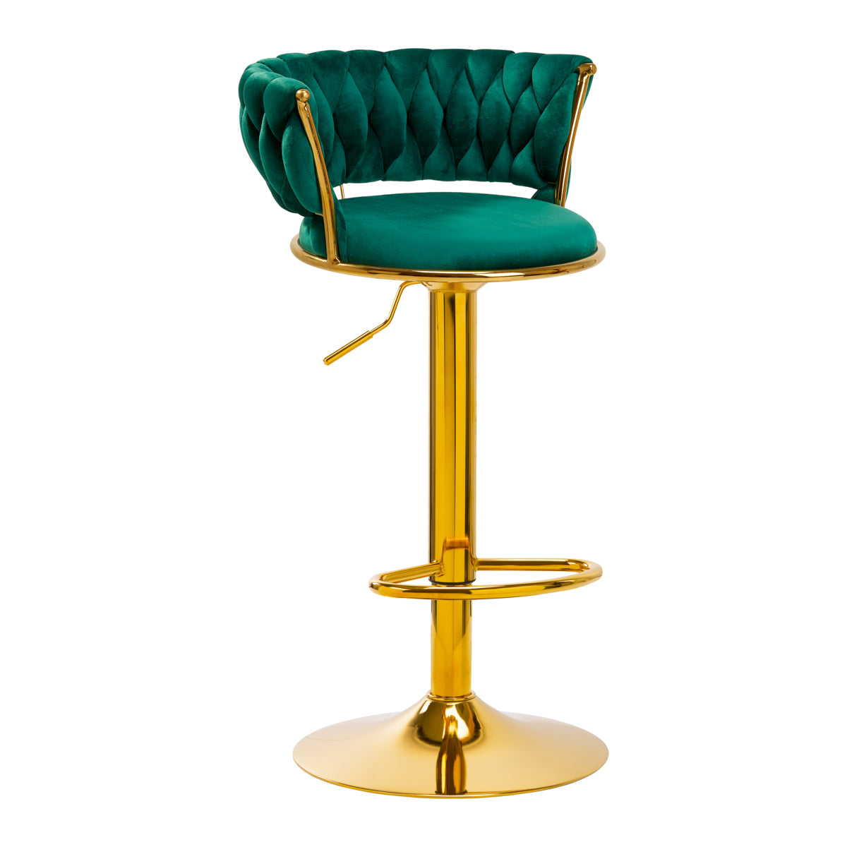 4Rico Bar stool QS-B313a, green velvet