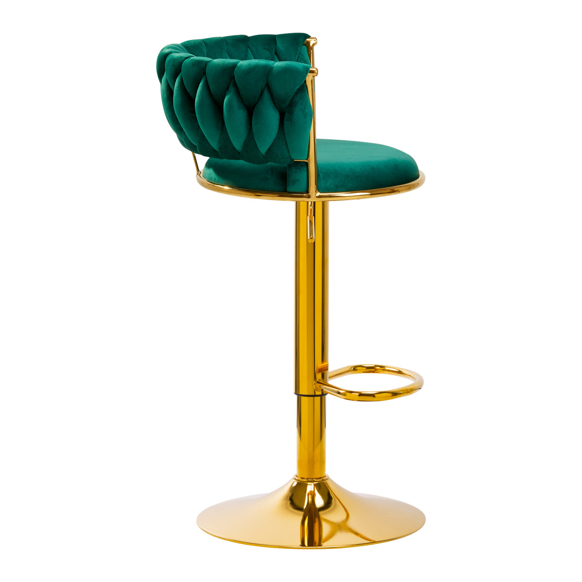 4Rico Bar stool QS-B313a, green velvet
