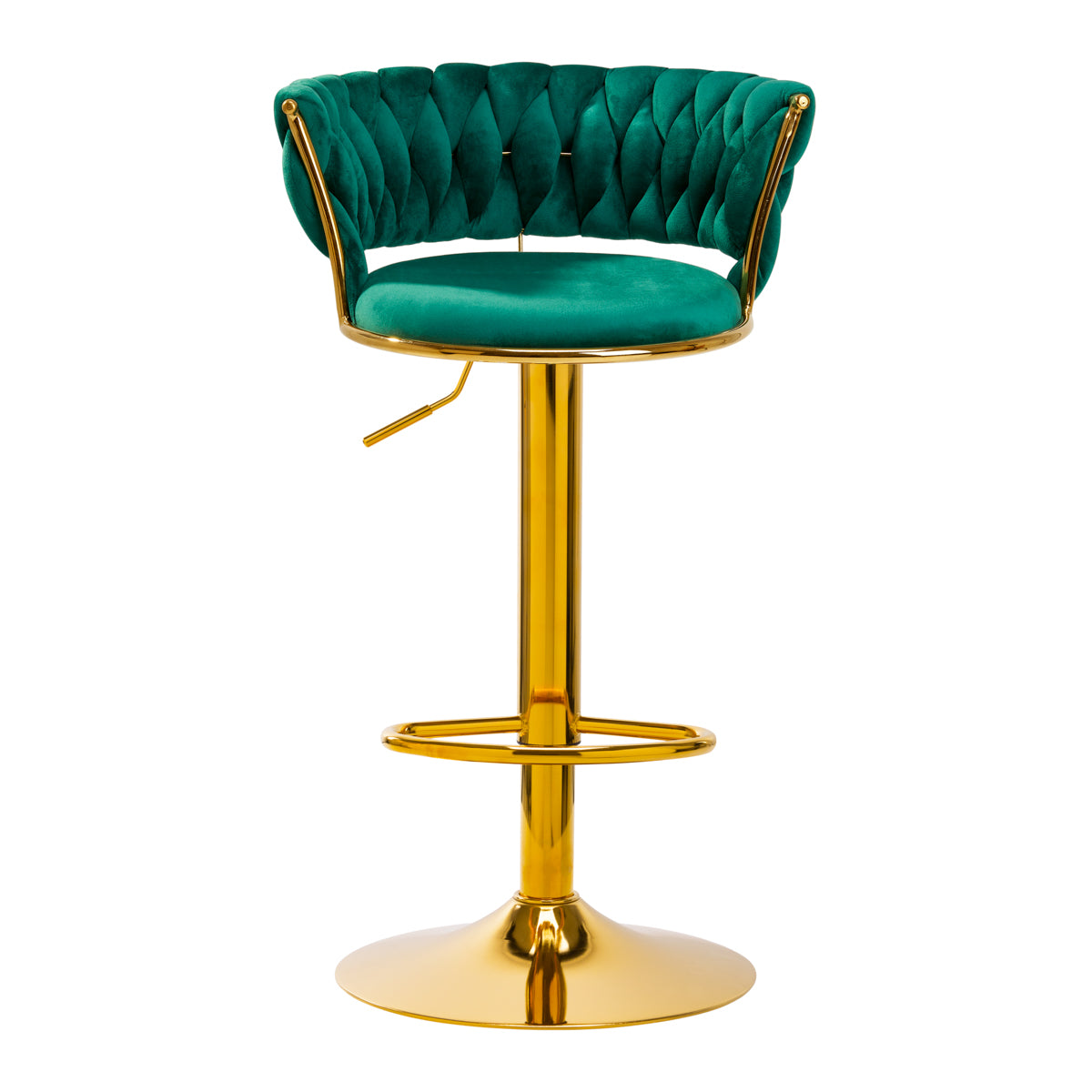 4Rico Bar stool QS-B313a, green velvet