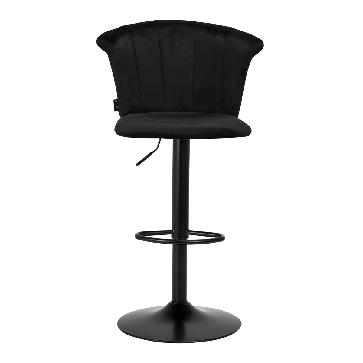 4Rico QS-B801 bar stool, black velvet