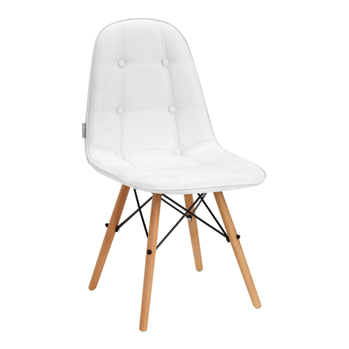 4Rico Scandinavian chair QS-185 eco leather, white