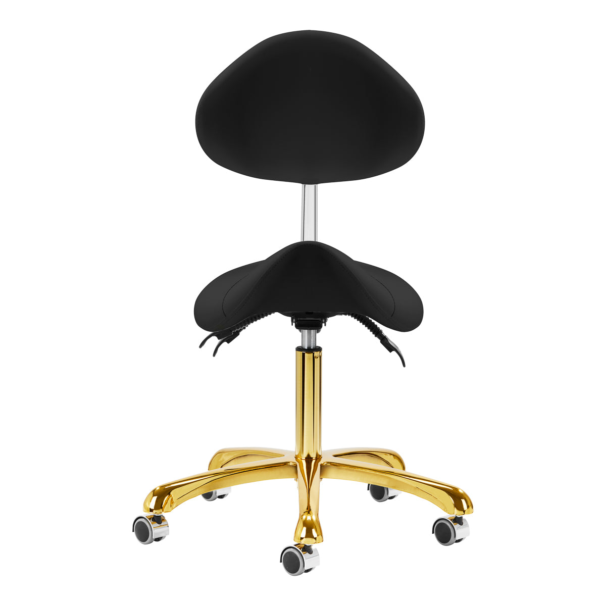 Kosmetický taburet 1004 Giovanni gold black
