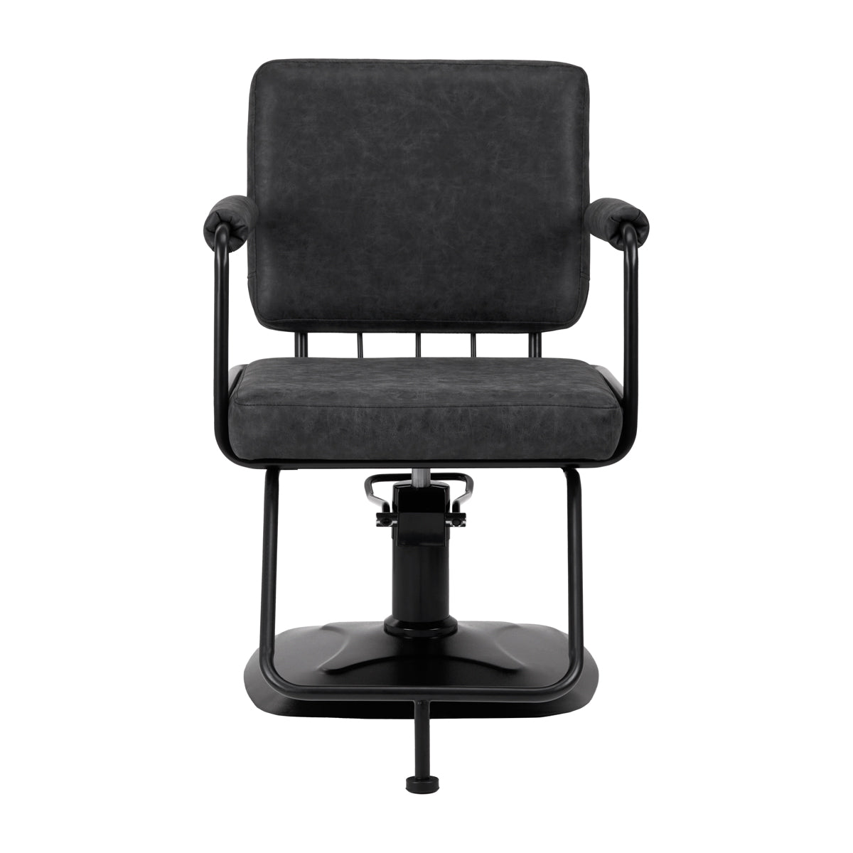 Kadeřnické křeslo Gabbiano Catania Loft Old Leather, černé