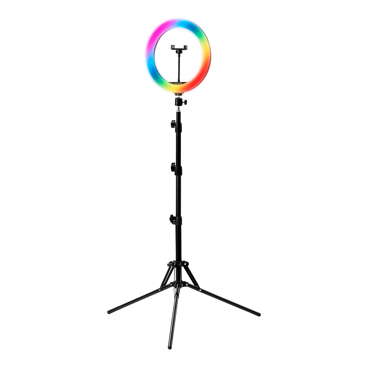 Kruhová lampa GLOW 10"" RGB bsc s 10W stojanem