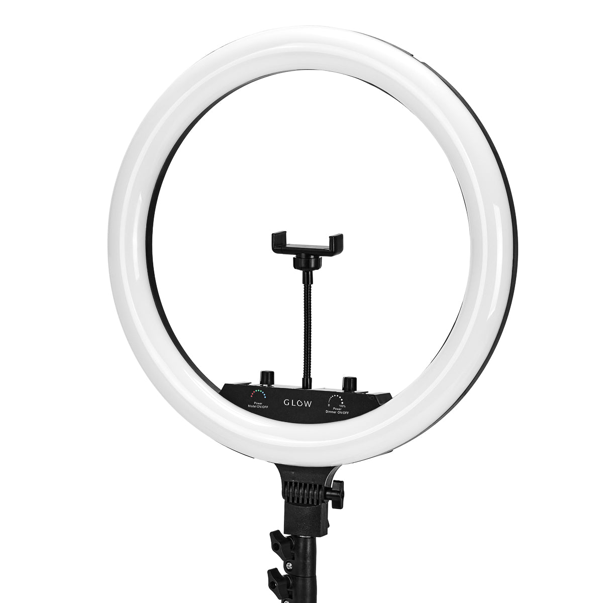 Kruhová lampa GLOW 18"" bsc se stojanem 45W