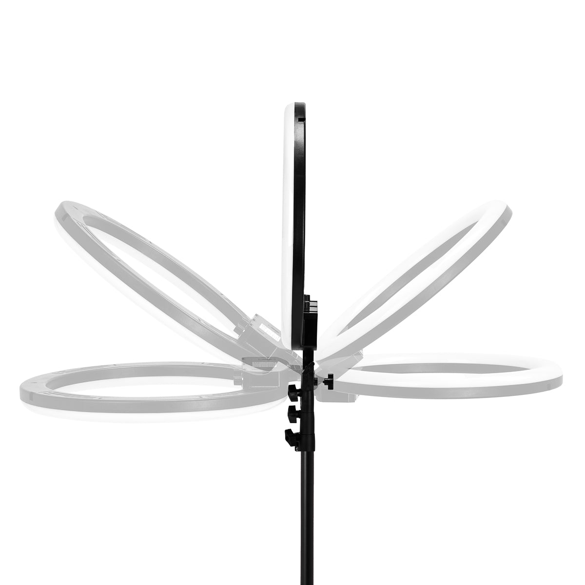 Kruhová lampa GLOW 18"" bsc se stojanem 45W