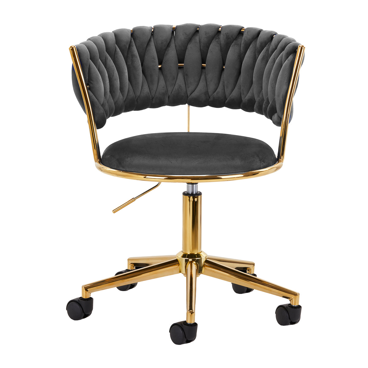 4Rico swivel chair QS-GW01G velvet gray