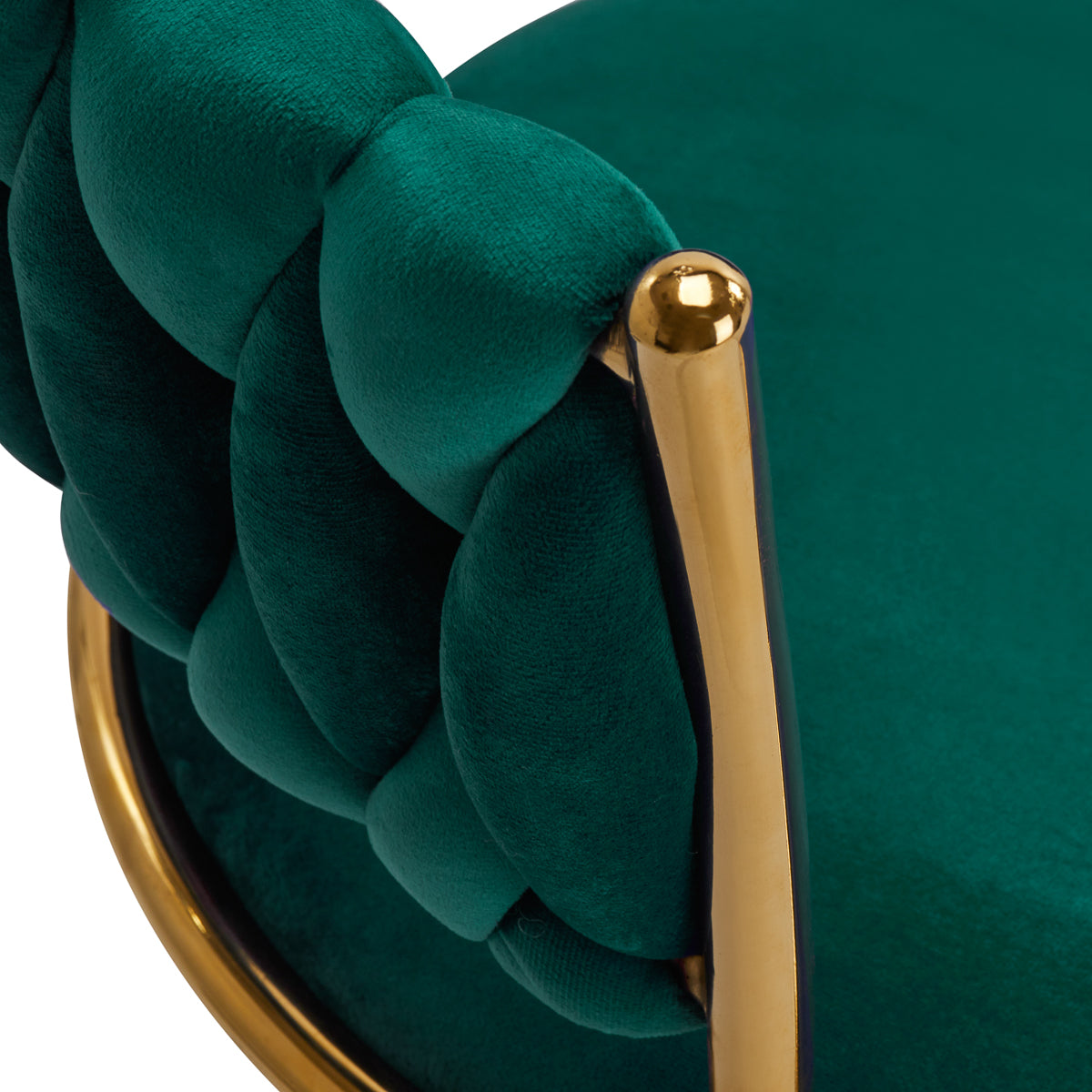 4Rico swivel chair QS-GW01G velvet green