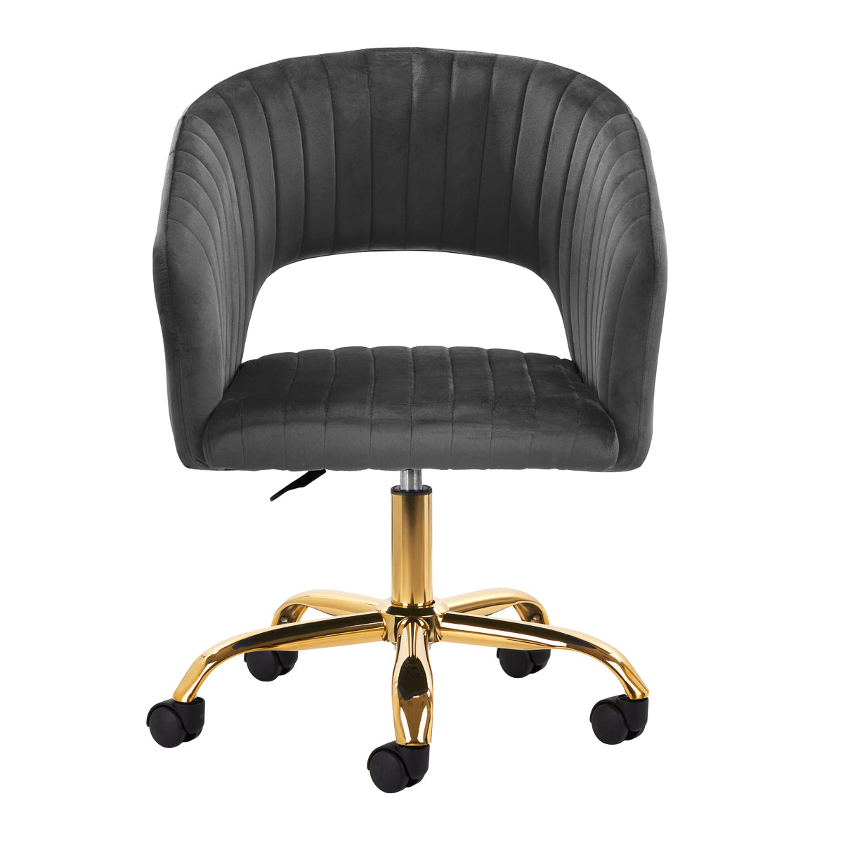4Rico swivel chair QS-OF212G velvet gray