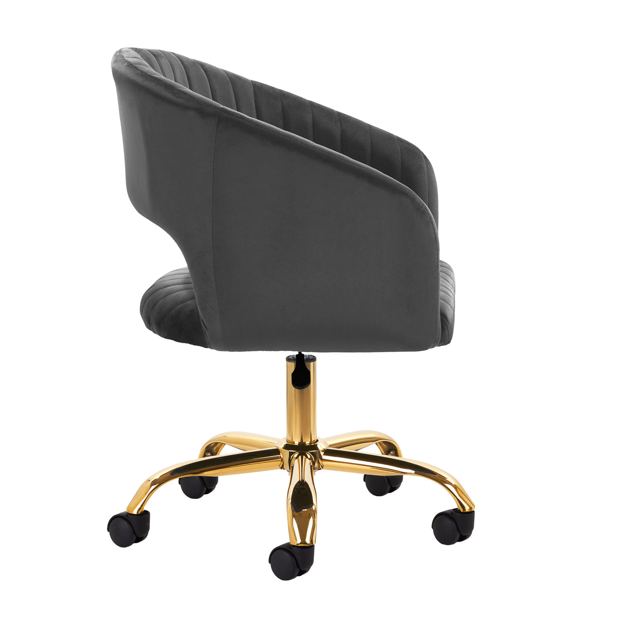 4Rico swivel chair QS-OF212G velvet gray