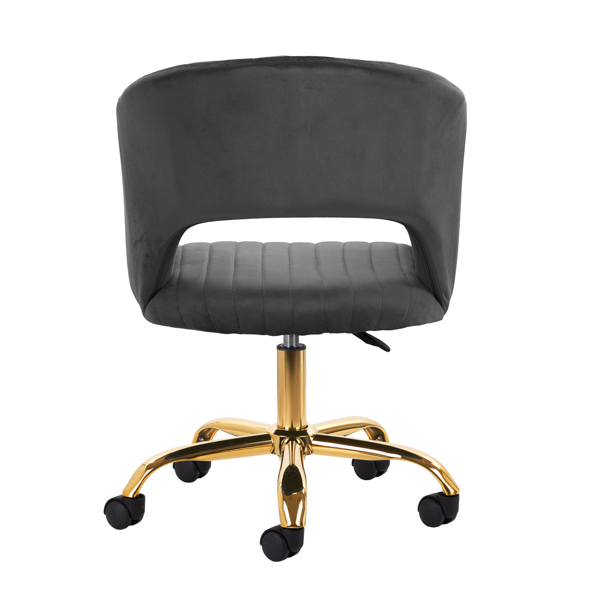 4Rico swivel chair QS-OF212G velvet gray