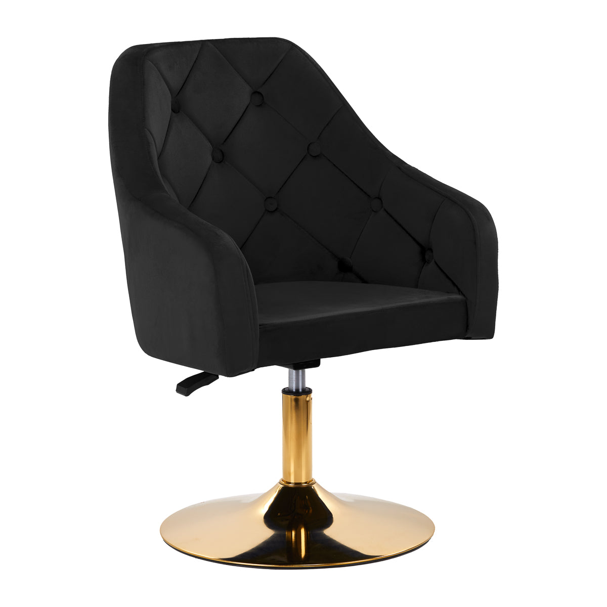 4Rico swivel armchair QS-BL14G velvet black