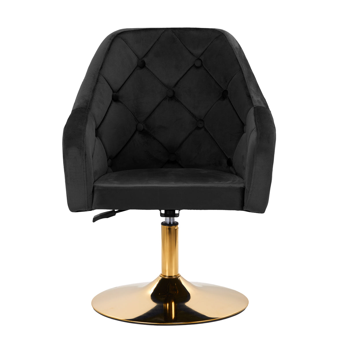 4Rico swivel armchair QS-BL14G velvet black