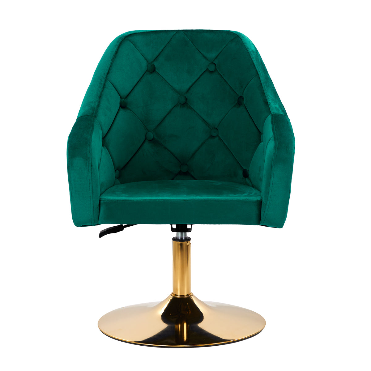 4Rico swivel armchair QS-BL14G green velvet