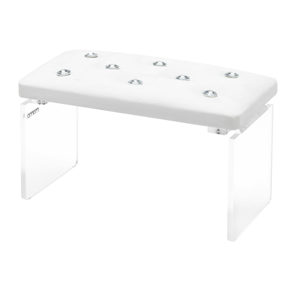 Momo Diamond Velor Ecru manicure support