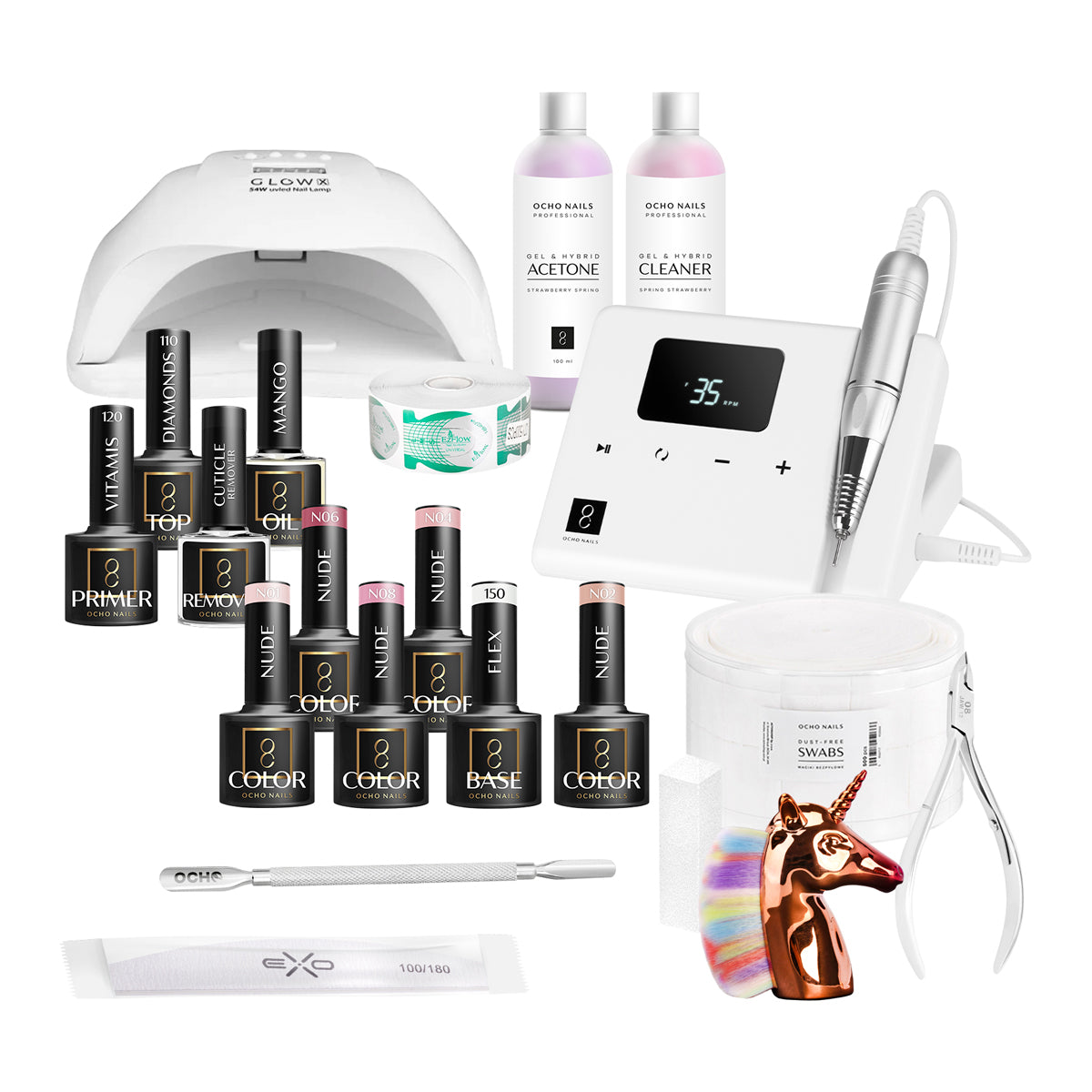 OCHO NAILS 5 hybridní startovací sada