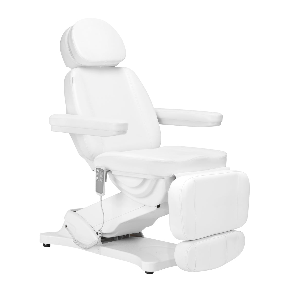 Elektrické kosmetické křeslo SILLON CLASSIC, 3 motory, bílé