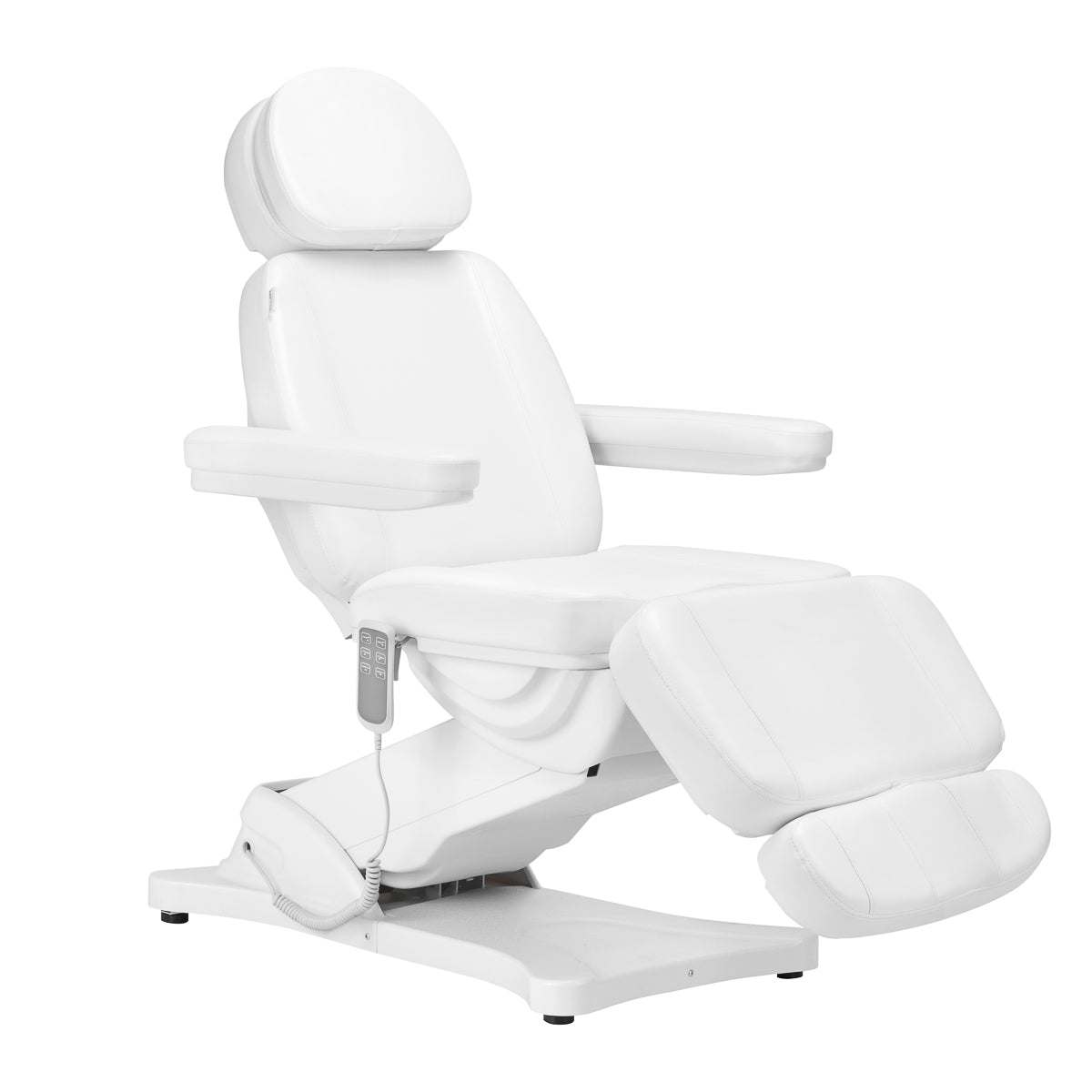 Elektrické kosmetické křeslo SILLON CLASSIC, 3 motory, bílé