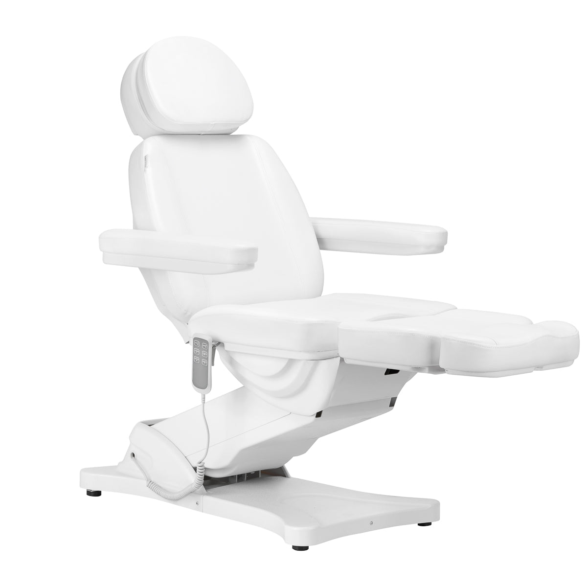 Elektrické kosmetické křeslo SILLON CLASSIC, 3 motory, bílé