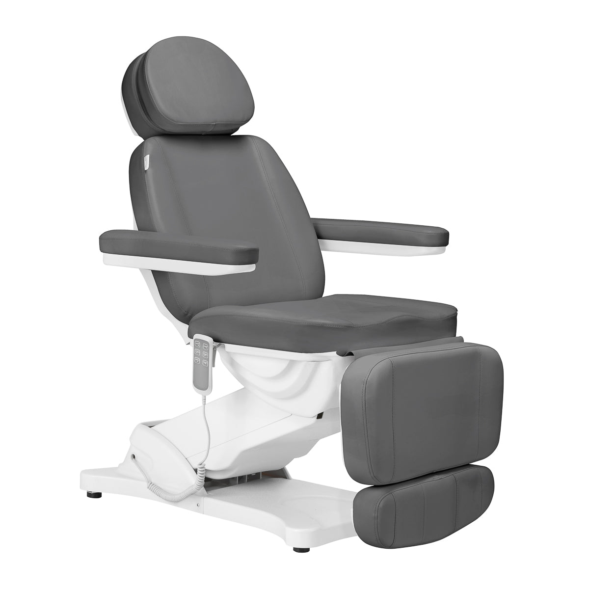 Elektrické kosmetické křeslo SILLON CLASSIC, 3 motory, šedé