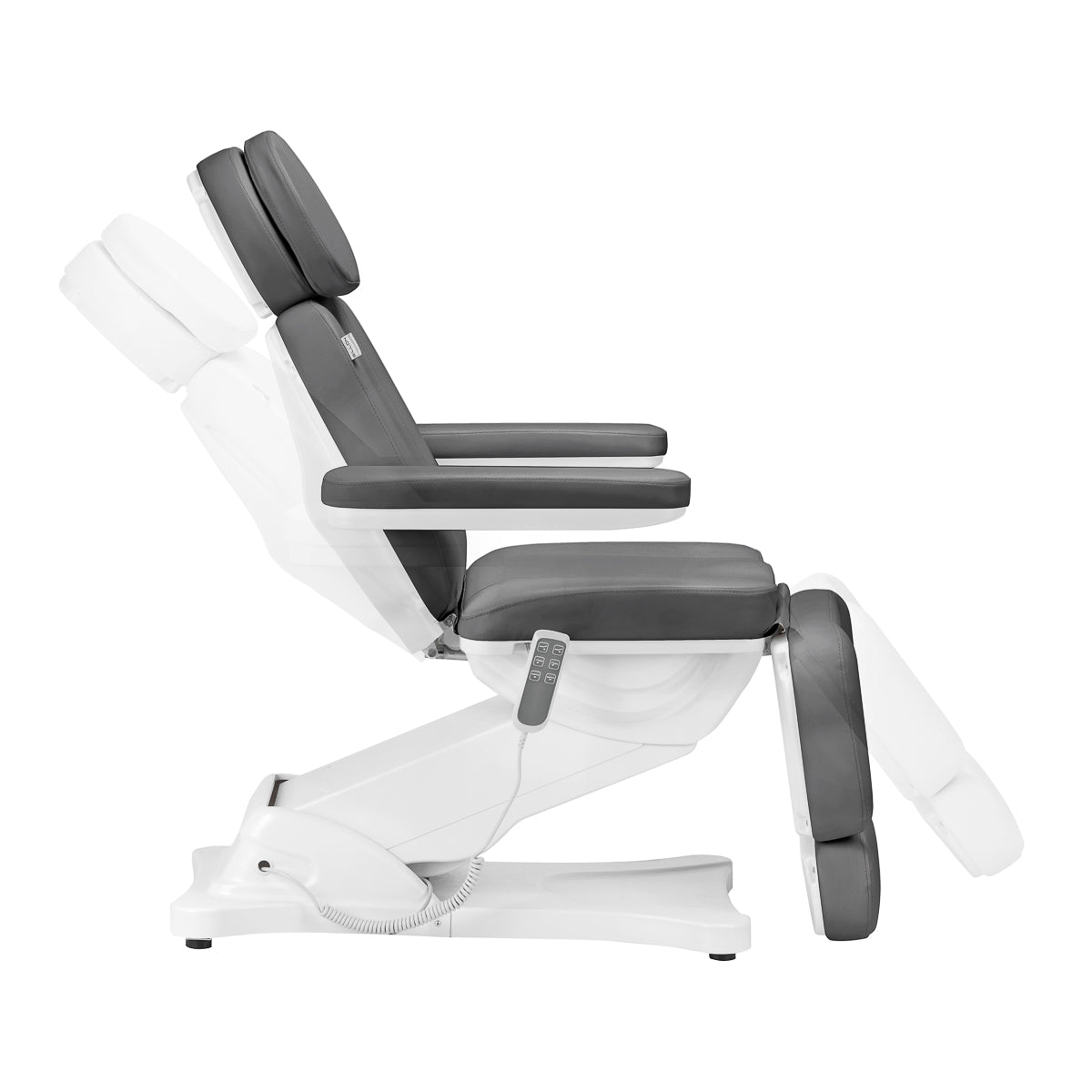 Elektrické kosmetické křeslo SILLON CLASSIC, 3 motory, šedé