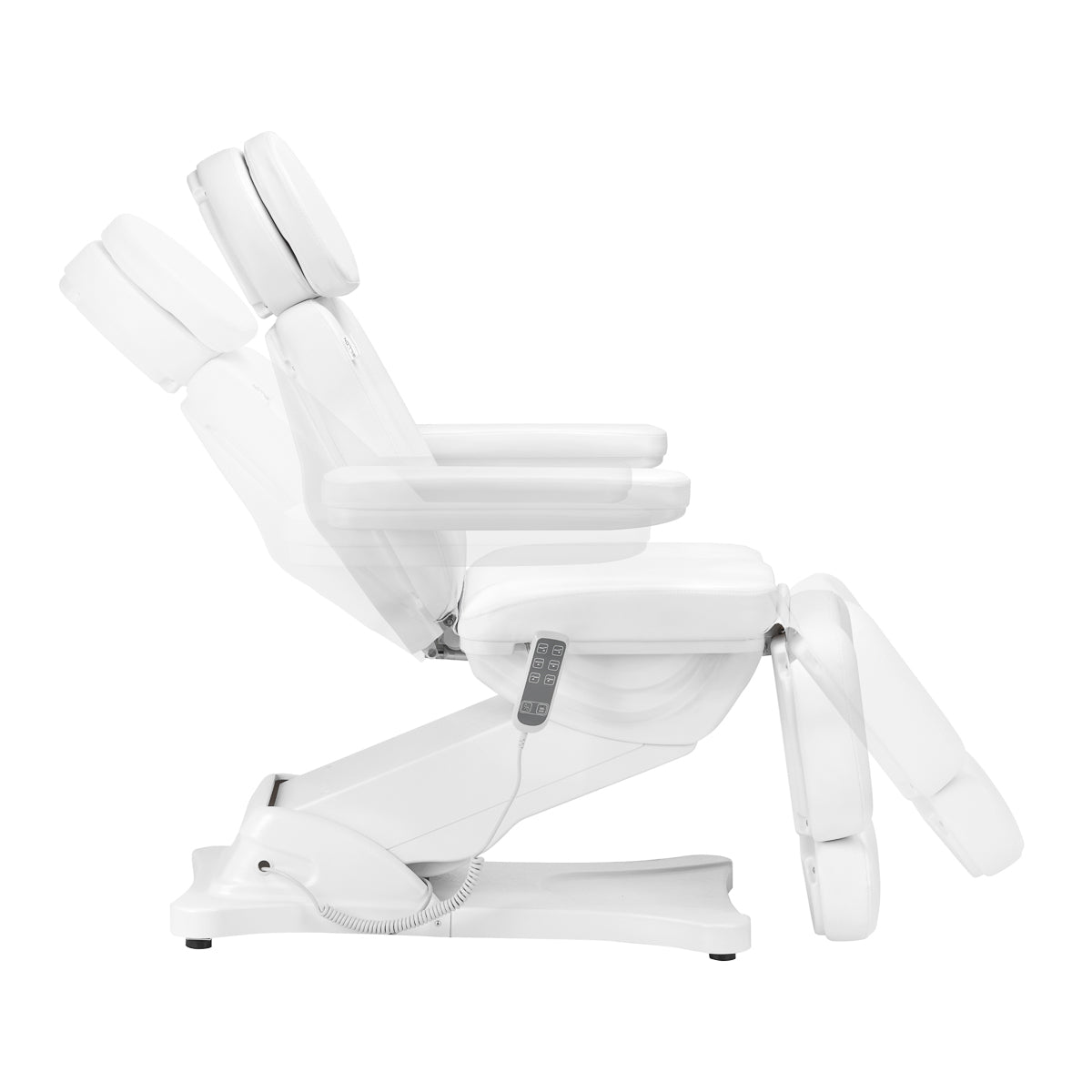 Elektrické kosmetické křeslo SILLON CLASSIC, 3 motory, s vyhříváním, bílé