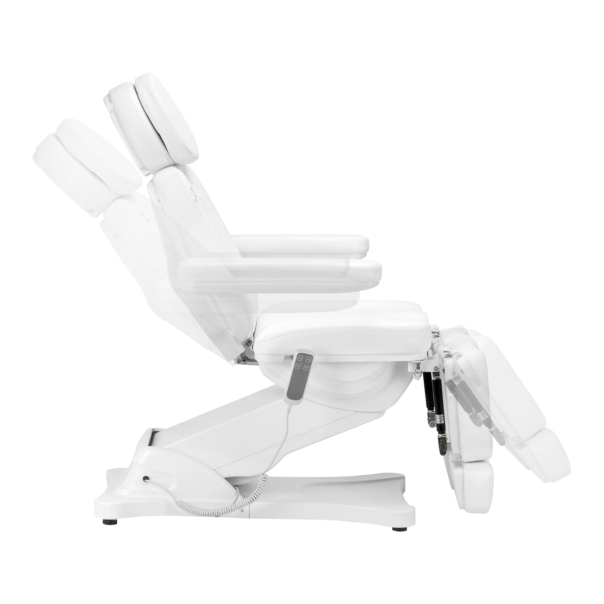 Elektrické kosmetické křeslo SILLON CLASSIC se 2 pedi motory, bílé