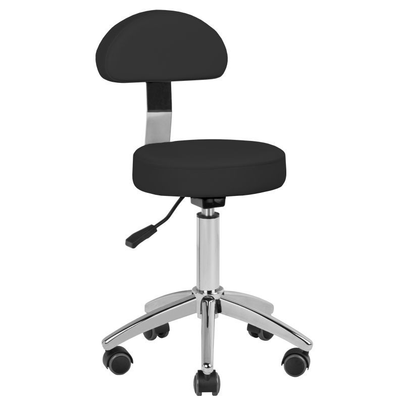 SILLON Lux 273b elektrické kosmetické křeslo + taburet 304, černá