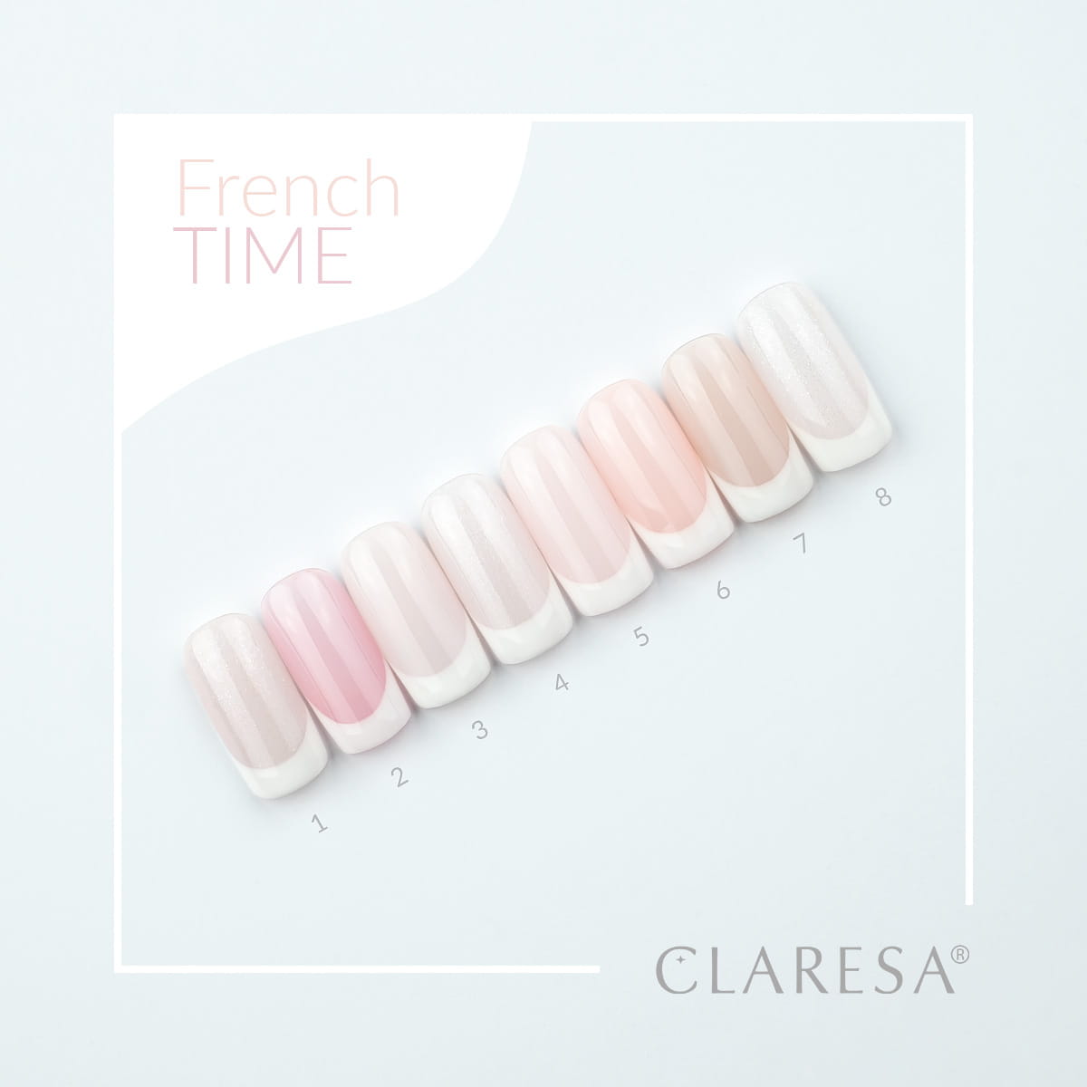 CLARESA French Time hybrid varnish 1 -5g