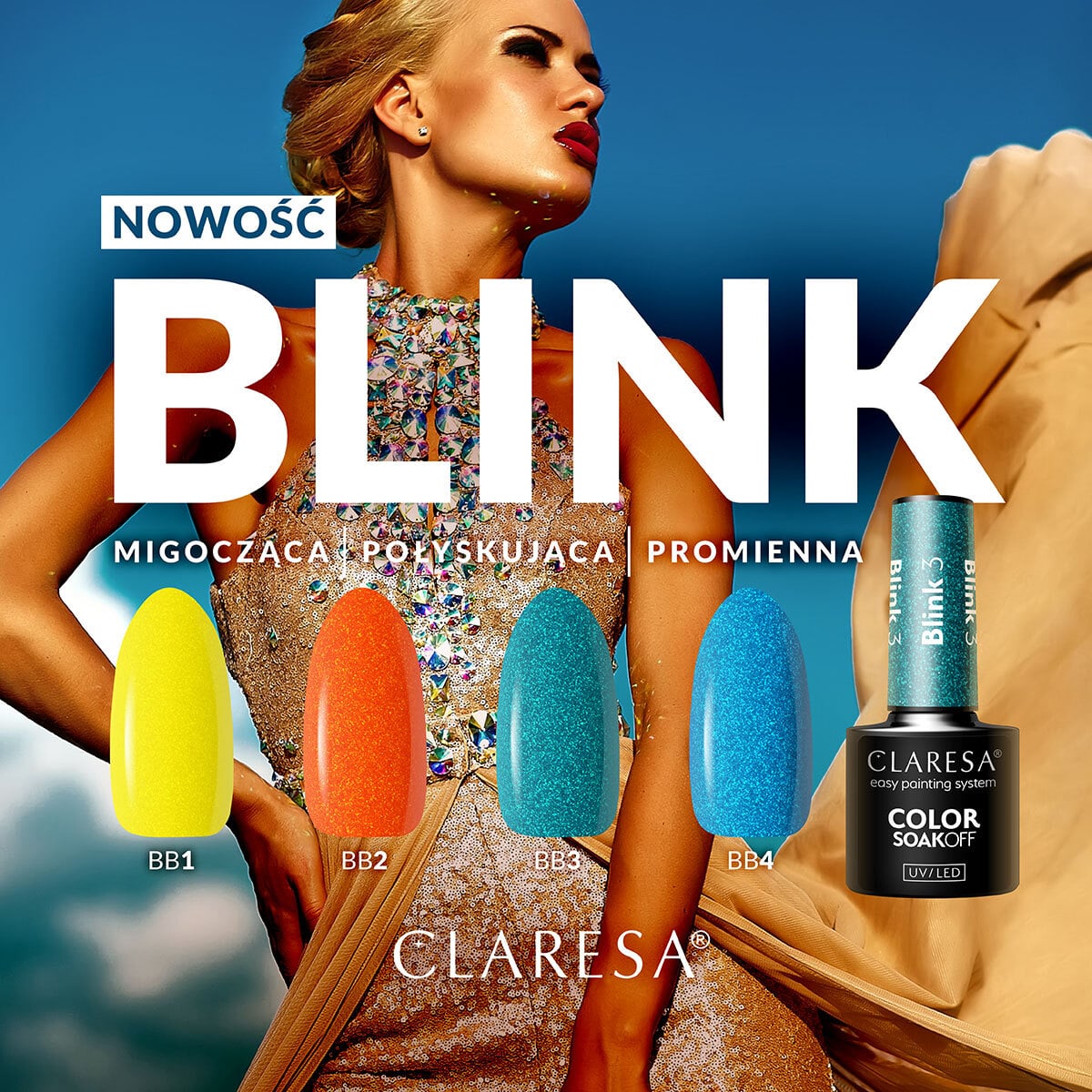 CLARESA Blink 4 hybrid varnish -5g