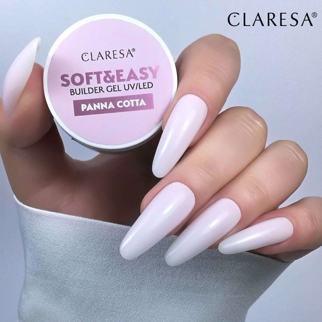 Claresa stavební gel Soft&Easy gel panna cotta 45g