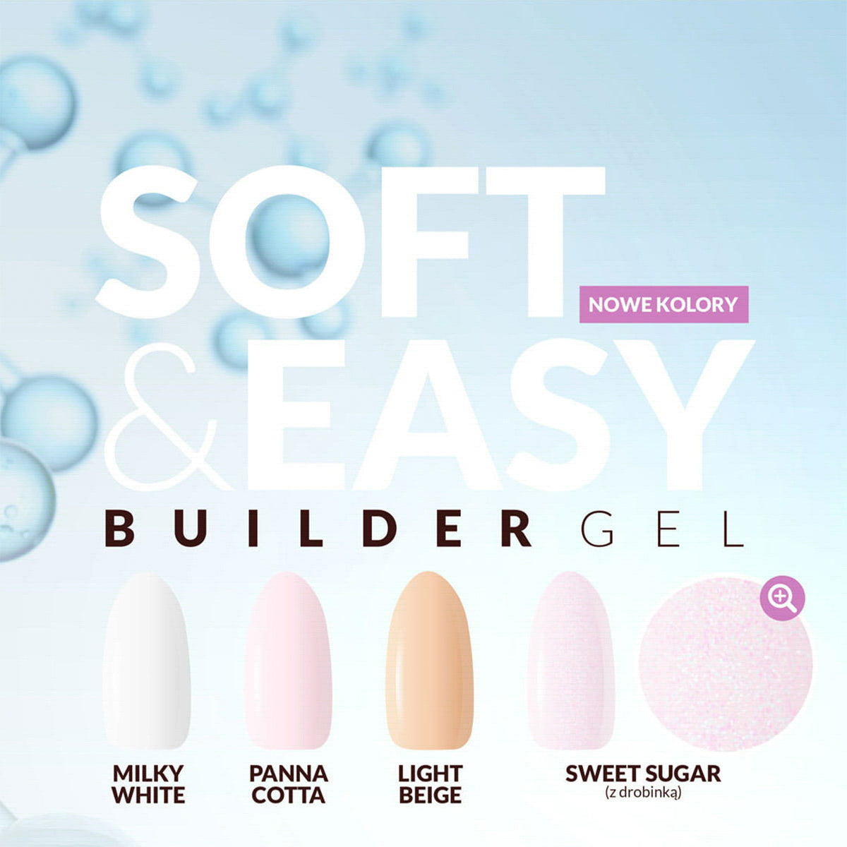 Claresa stavební gel Soft&Easy gel světle béžový 45g