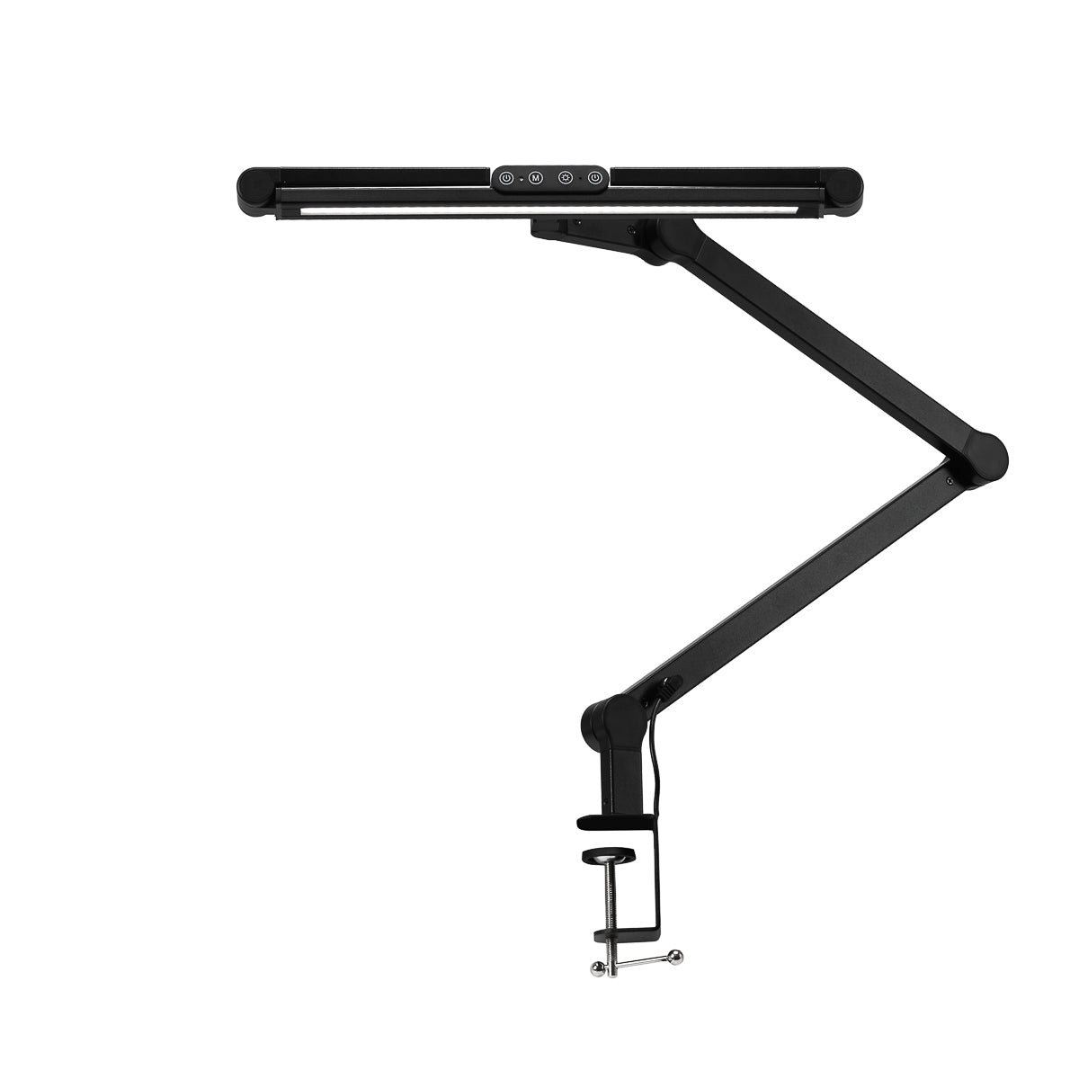 Ošetřující lampa na manikúru Glow L03 na pracovní desku, černá