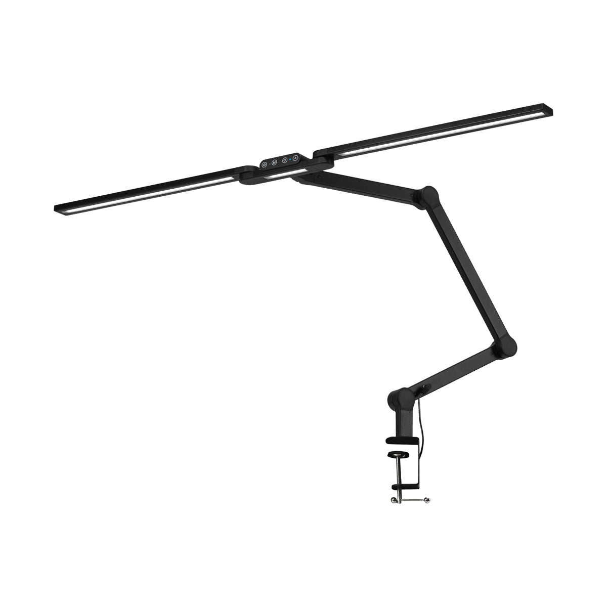 Ošetřující lampa na manikúru Glow L04 na pracovní desku, černá