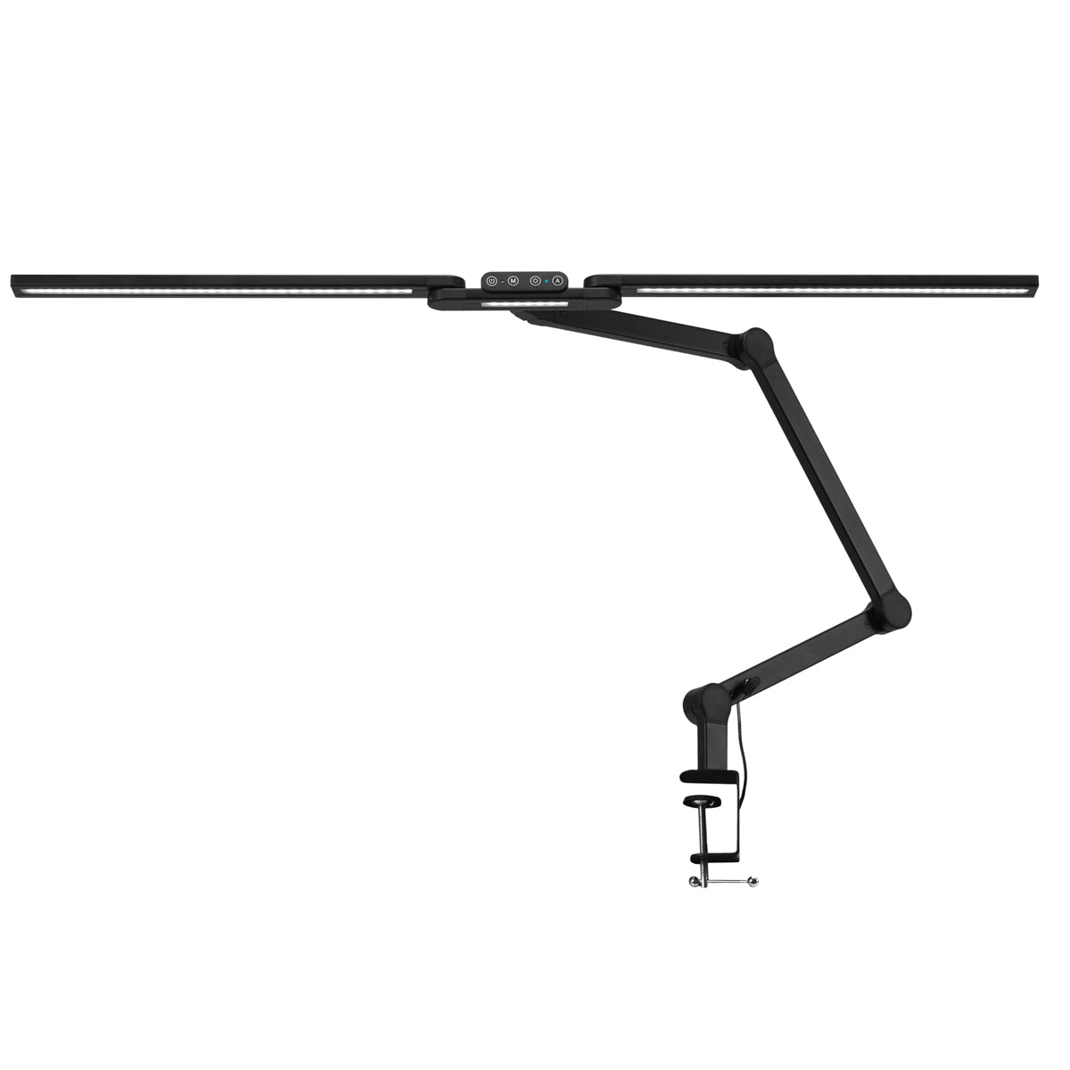 Ošetřující lampa na manikúru Glow L04 na pracovní desku, černá
