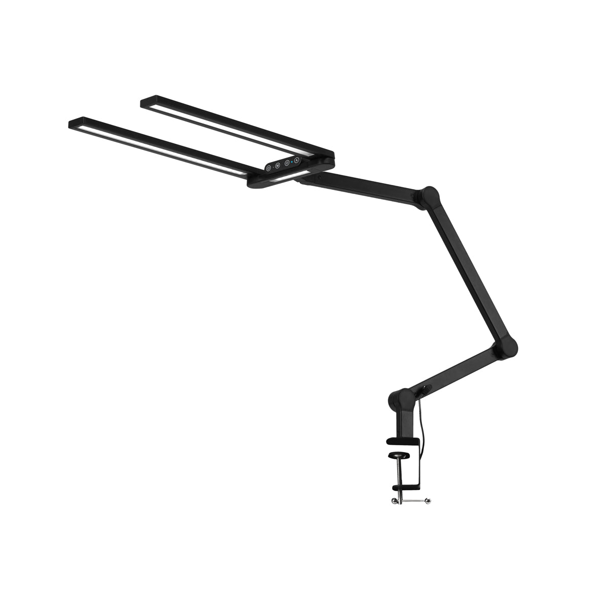 Ošetřující lampa na manikúru Glow L04 na pracovní desku, černá
