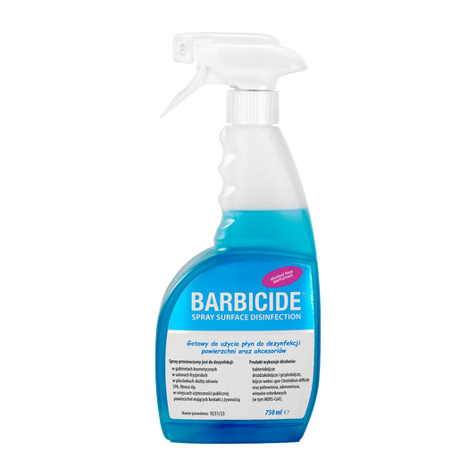 Barbicide spray for disinfecting all surfaces, 750 ml, scented