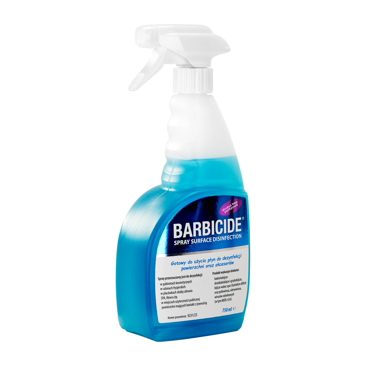 Barbicidní sprej na dezinfekci všech povrchů, 750 ml, s vůní