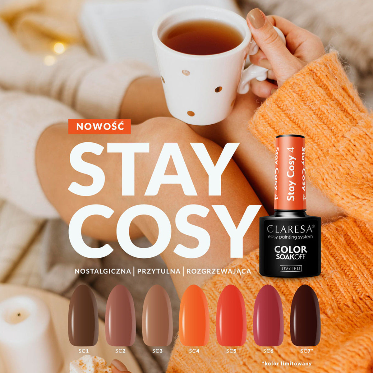 Claresa hybrid varnish Stay Cozy 2 -5g