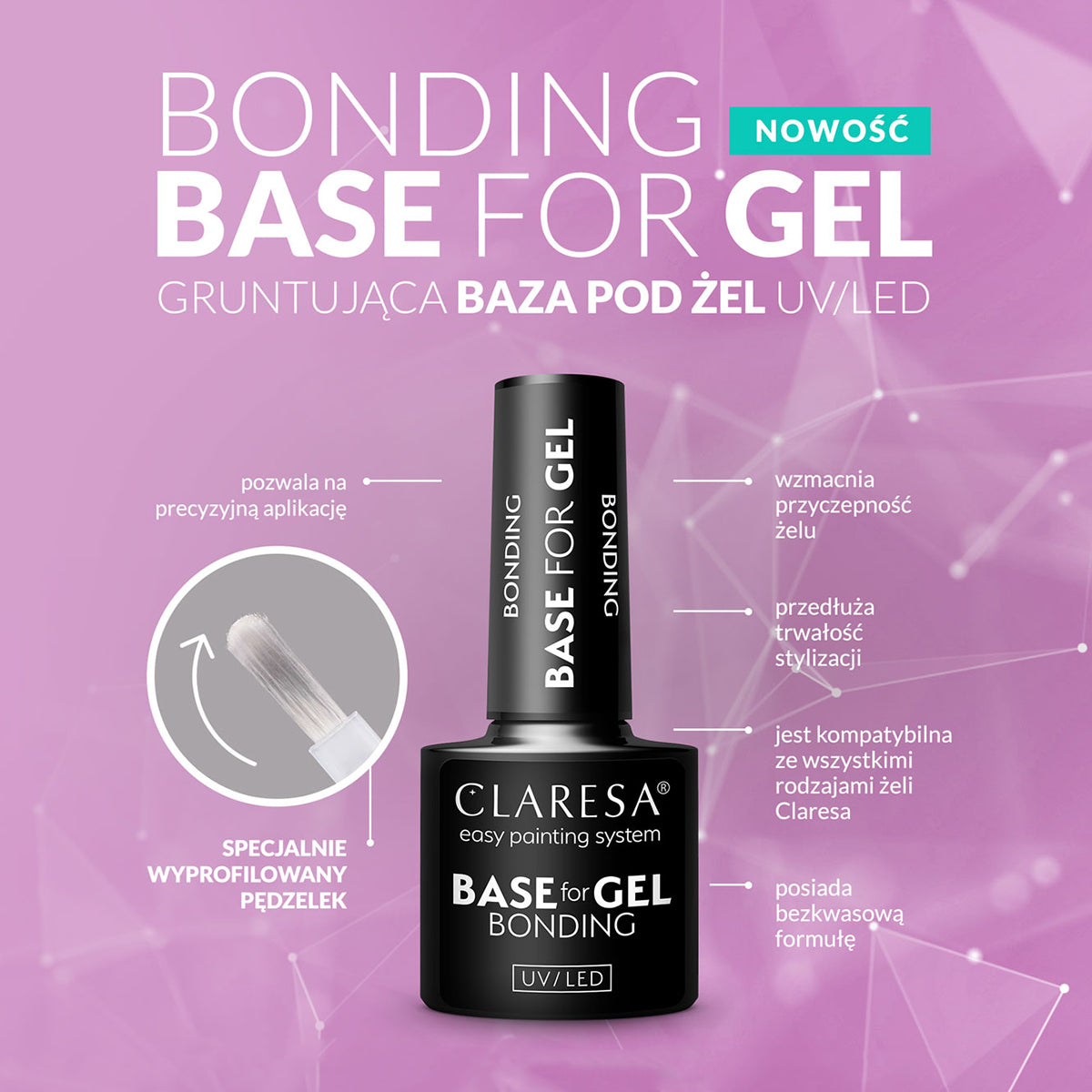 CLARESA bonding base pod gel - gelová báze bez kyselin 5g