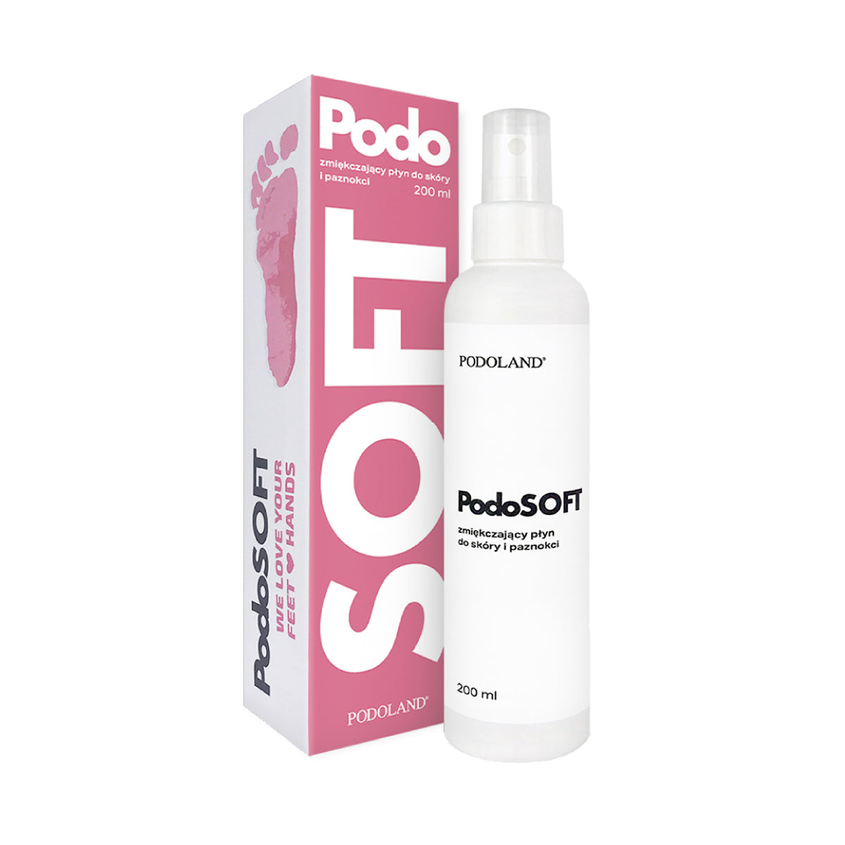 Podoland PodoSoft změkčující tekutina na pokožku a nehty 200ml