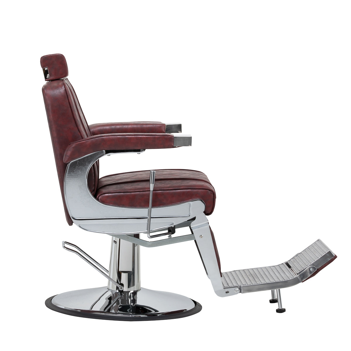 Holičské křeslo Hair System BM88066 vínové