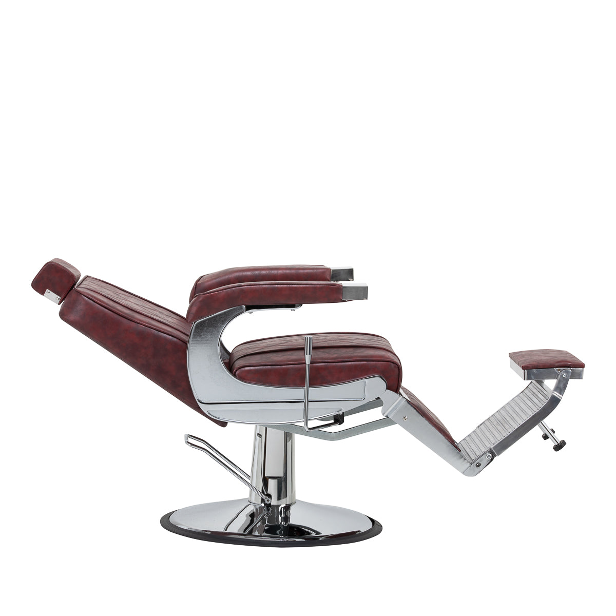 Holičské křeslo Hair System BM88066 vínové
