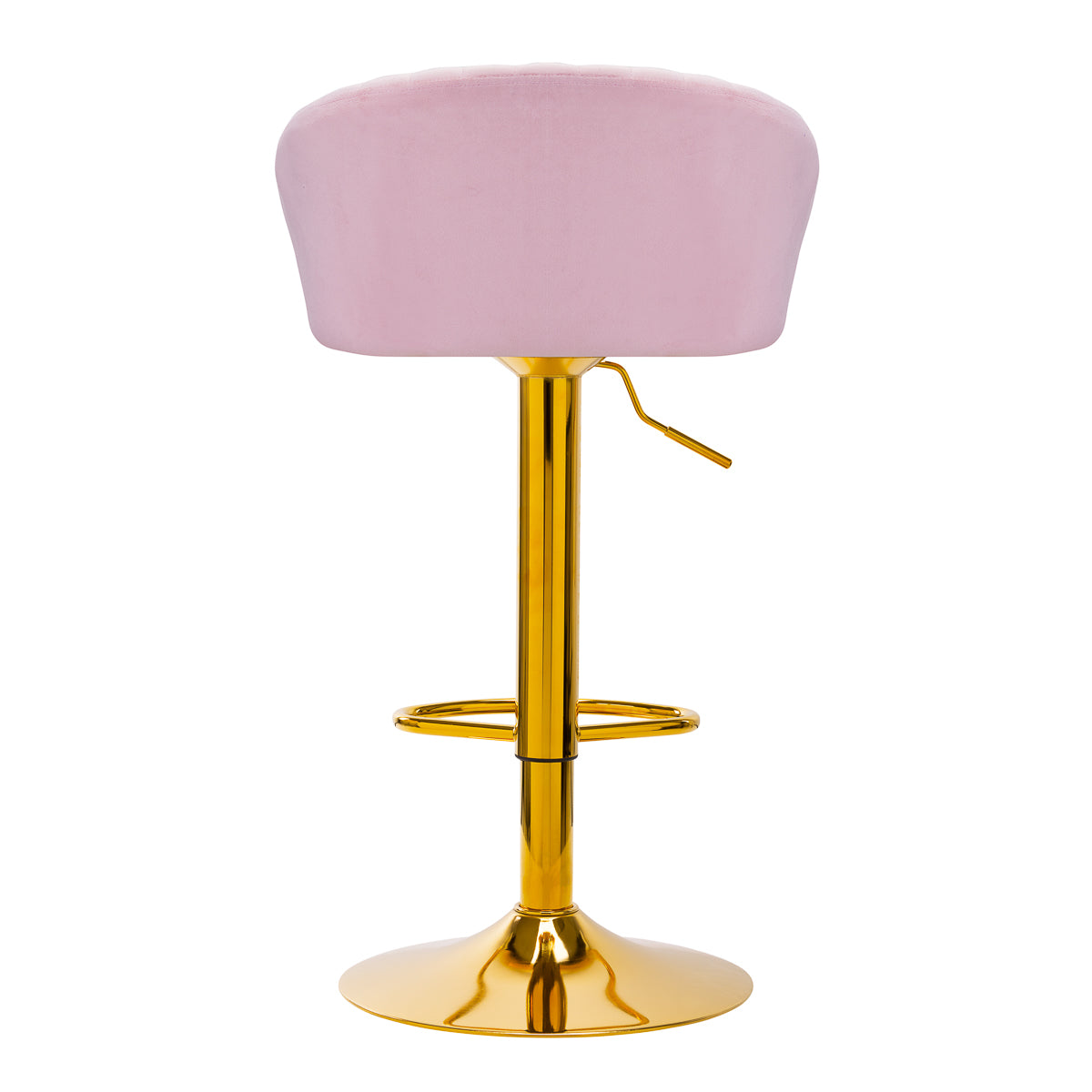 4Rico Bar stool QS-B16G, pink velvet