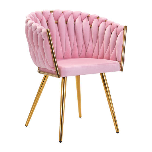4Rico chair QS-GW06G pink velvet