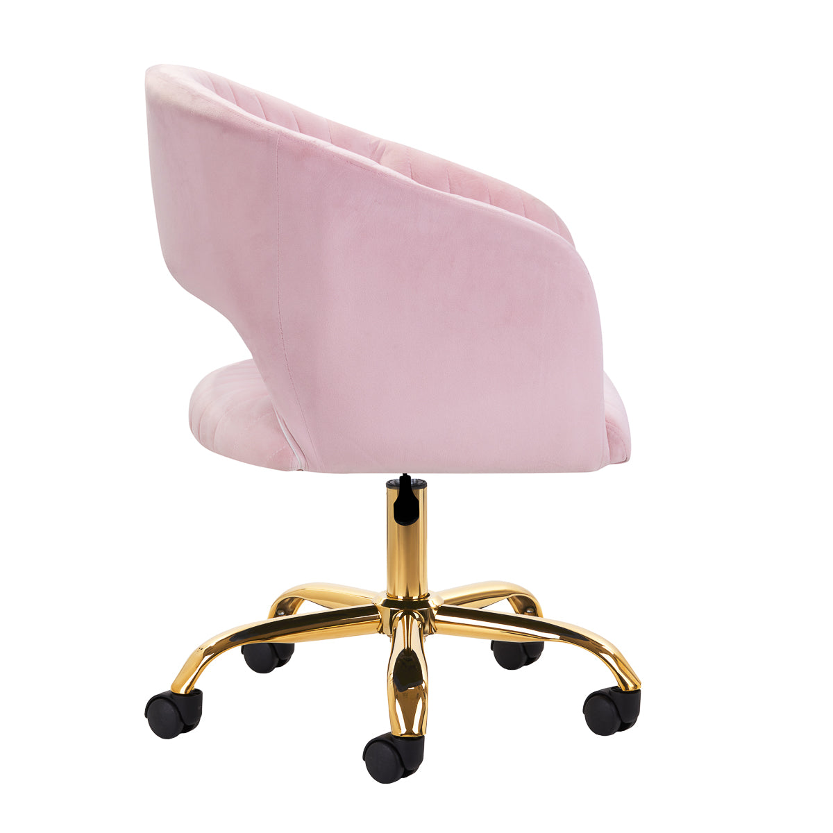 4Rico swivel chair QS-OF212G pink velvet