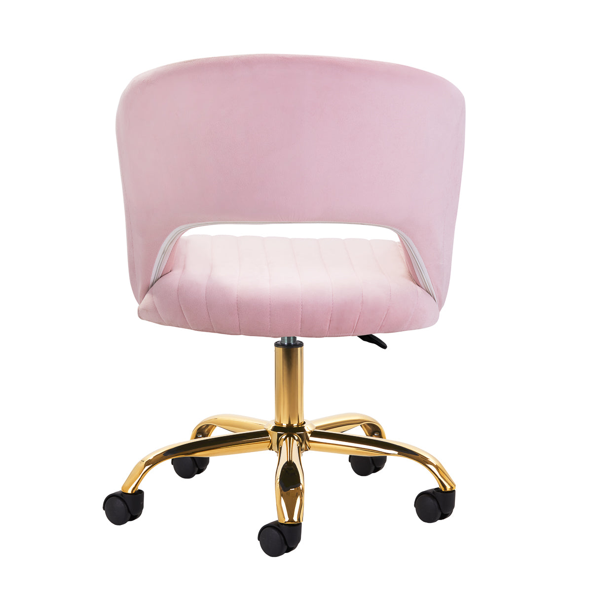 4Rico swivel chair QS-OF212G pink velvet