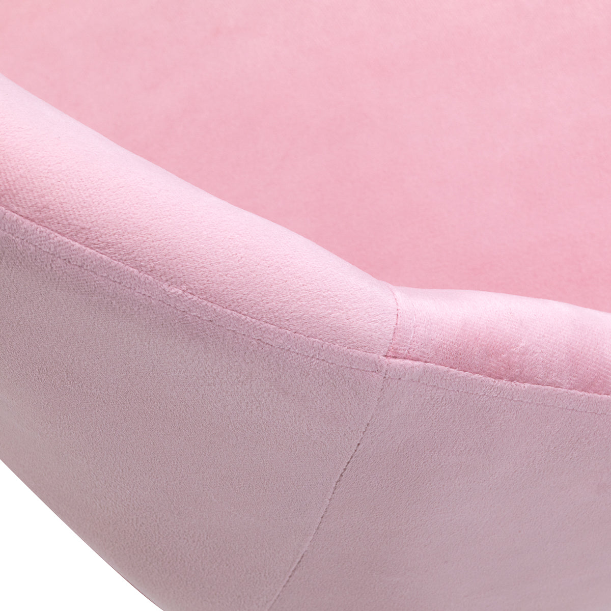 4Rico QS-MF18G swivel chair, pink velvet