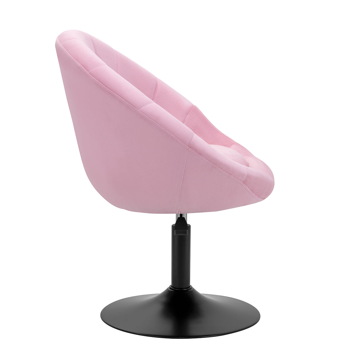 4Rico swivel armchair QS-BL12B velvet pink